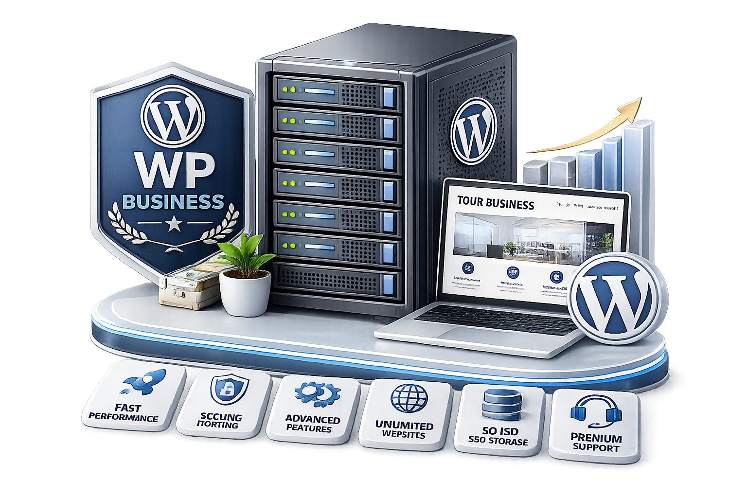 Web Hosting, Domain Names, WordPress & More - WP business